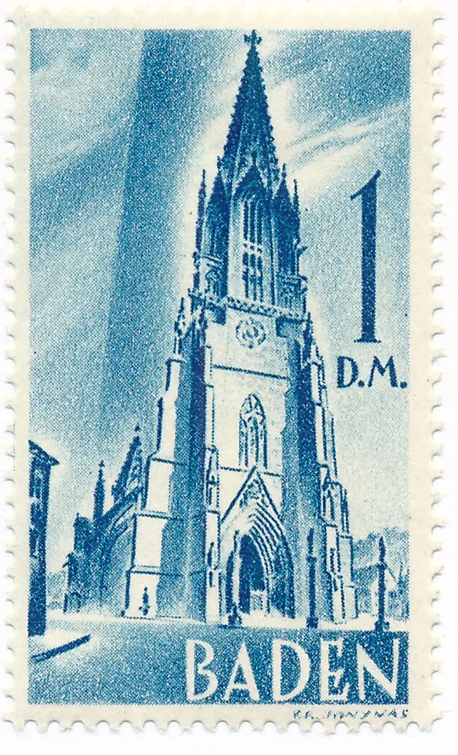 1948 Freiburg Baden Muenster M 27