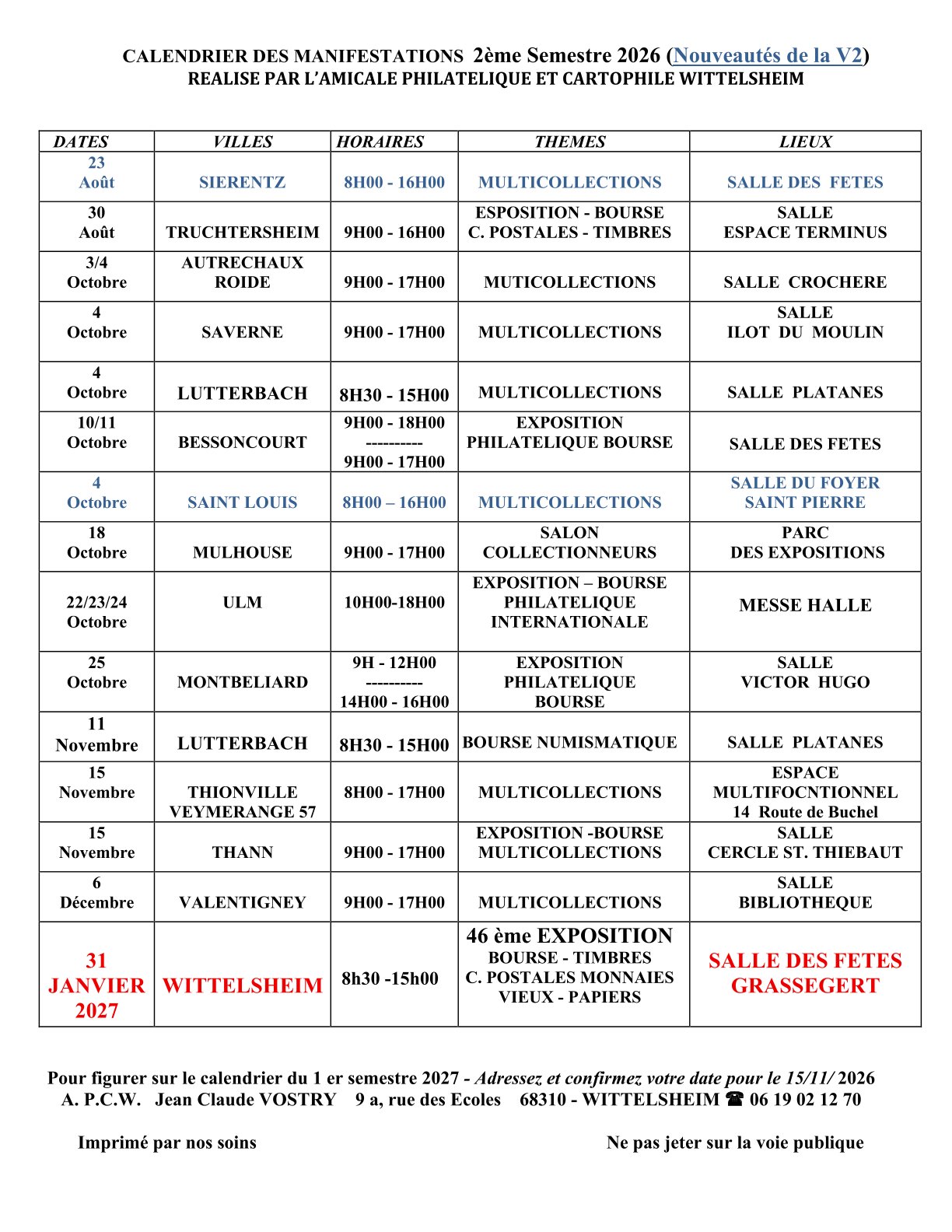 Calendrier Manifs 2026 2eme Semestre Juni Korrektur
