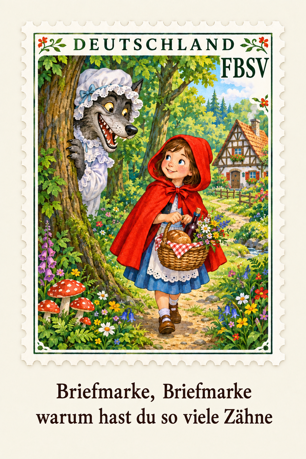 FÜR UNSERE JUGEND - PHiLAKiDS-ONLiNE 1 rotkaeppchen briefmarke fbsv