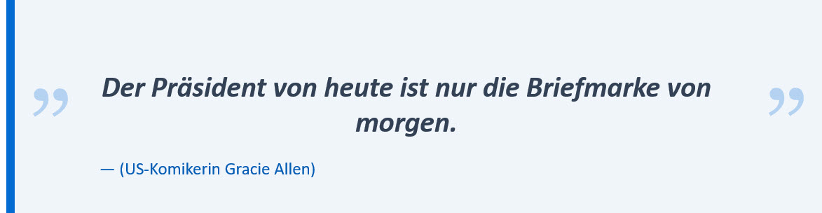 Mitglied werden 1 Der Praesident ist nur Allen